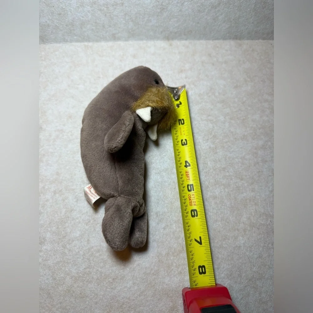 Vintage Rare Ty Beanie Babies Jolly The Walrus Plush Kids Toy 1996